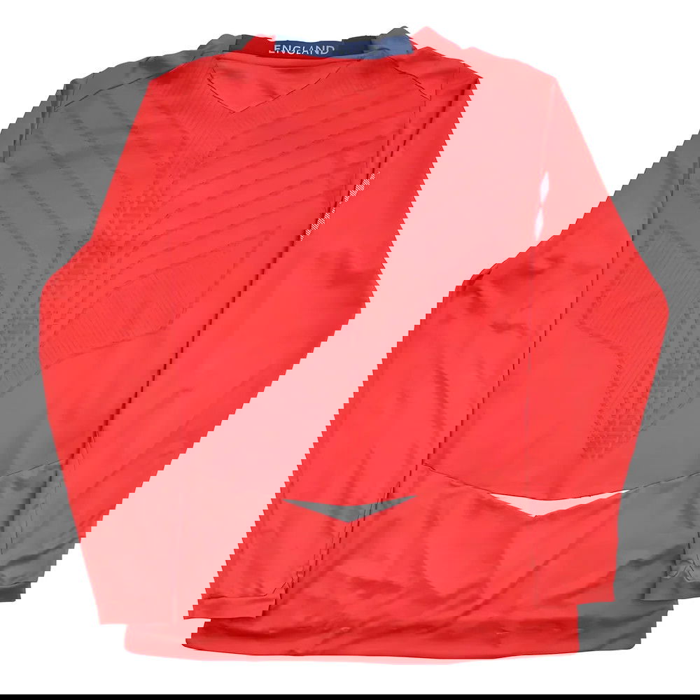 England 2008-10 Long Sleeve Away Shirt (XXL) (Excellent)