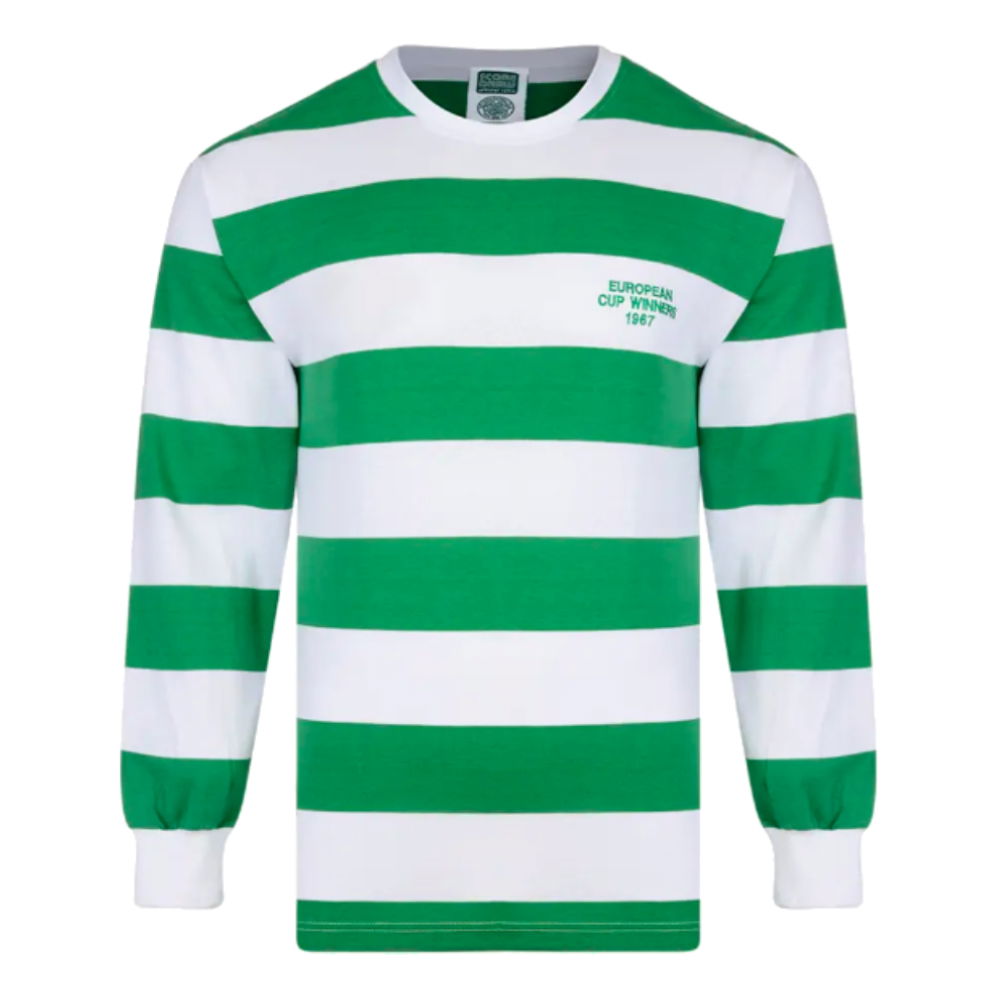 Celtic 1967 European Cup Winners Long Sleeve Retro Shirt (JOHNSTONE 7)