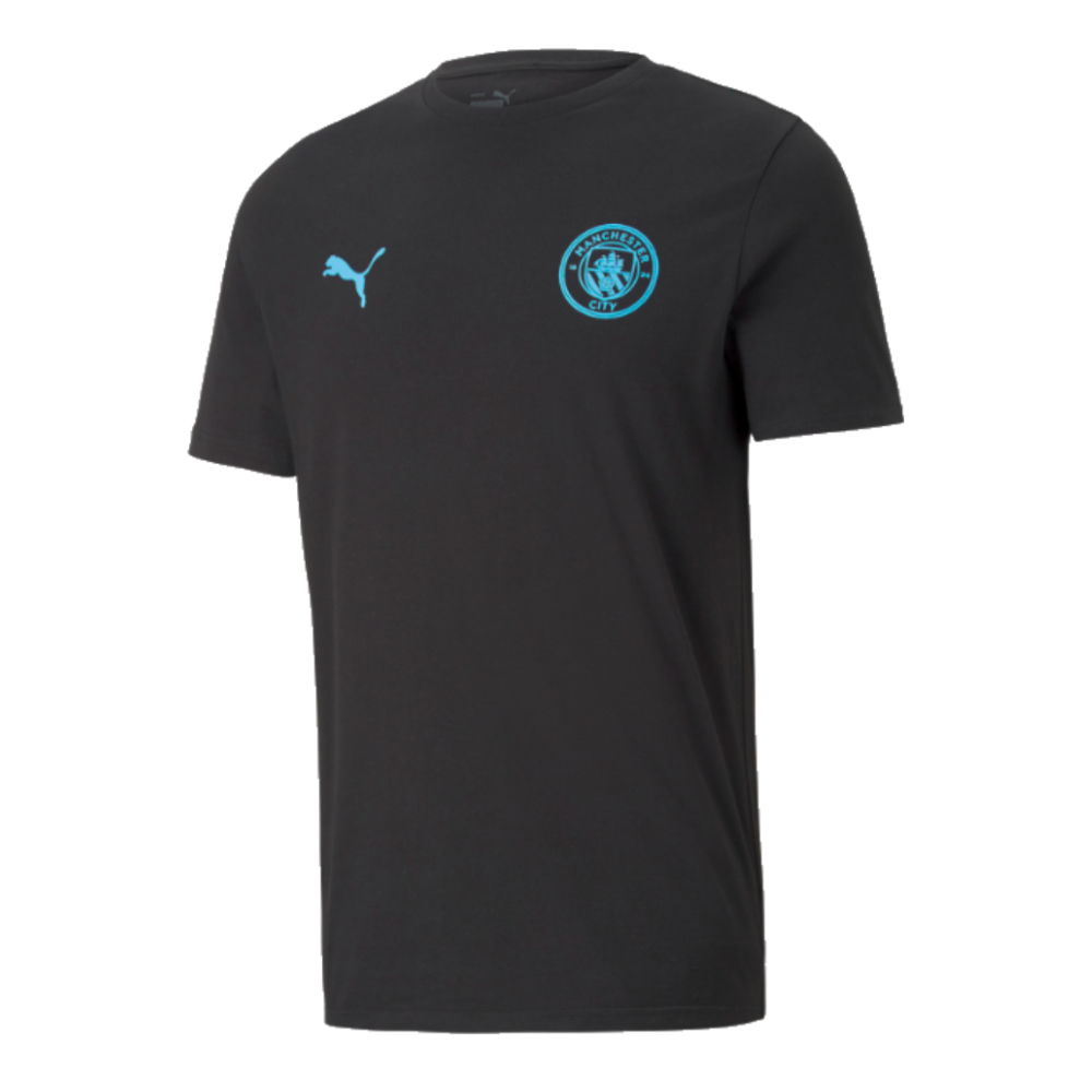 2024-2025 Man City ESS Tee (Black) (Savinho 26)