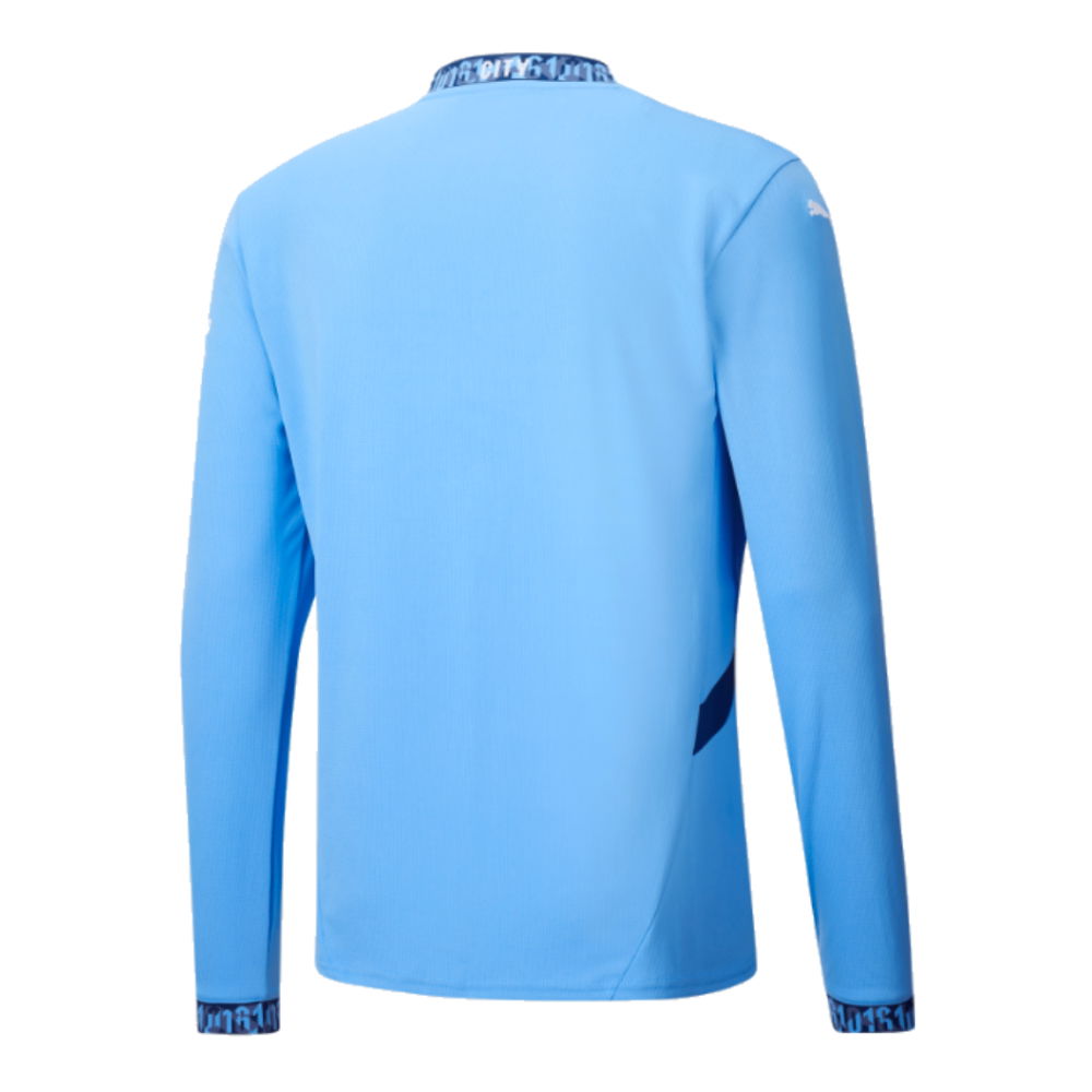 2024-2025 Man City Home Long Sleeve Shirt [77507601