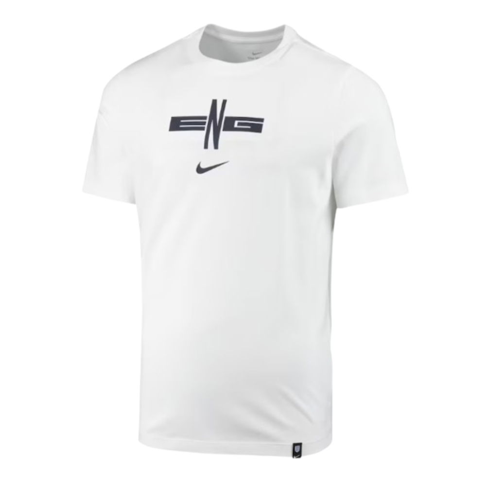 2024-2025 England Soccer T-Shirt (White) (Konsa 14)