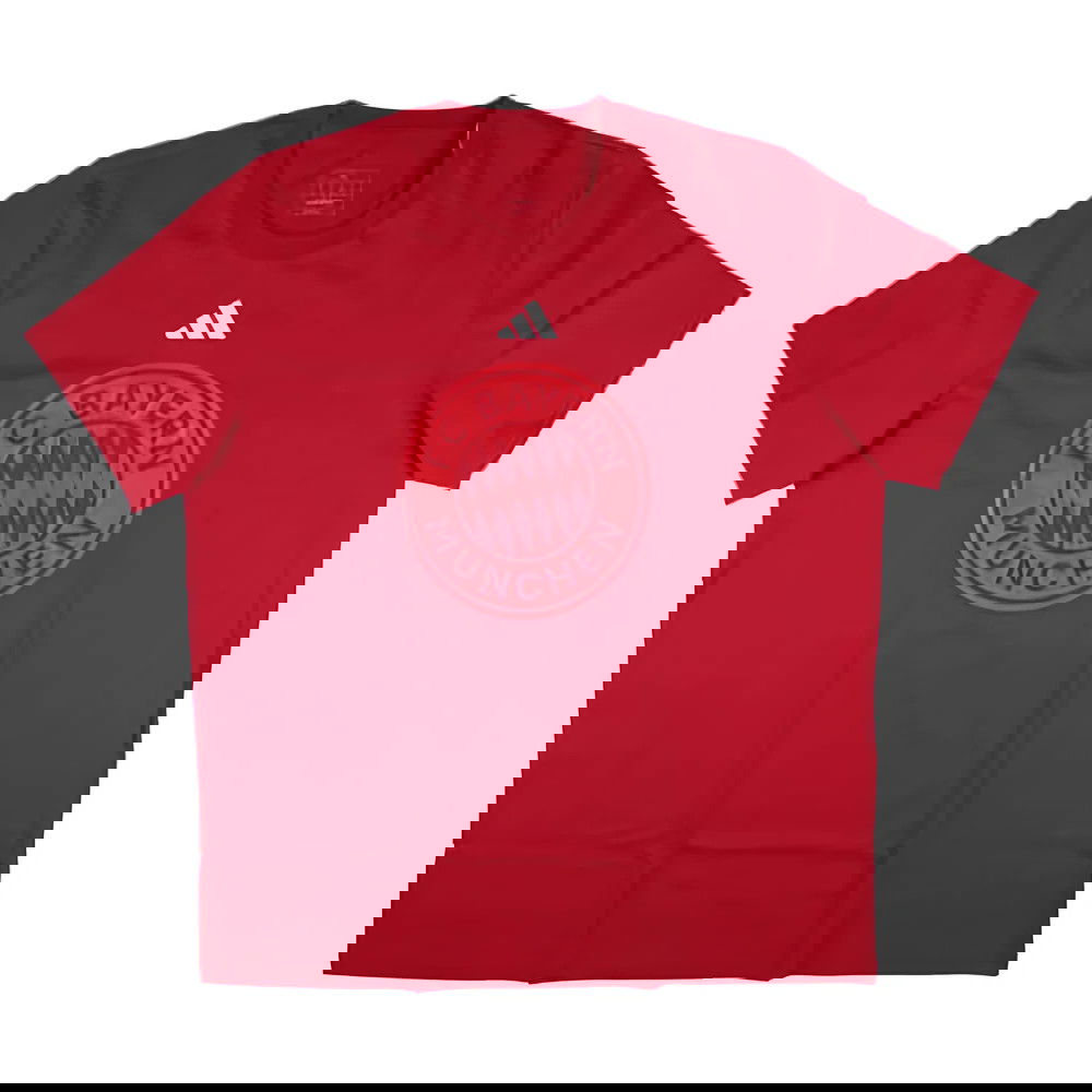 2024-2025 Bayern Munich DNA Graphic Tee (Red) (Lewandowski 9)