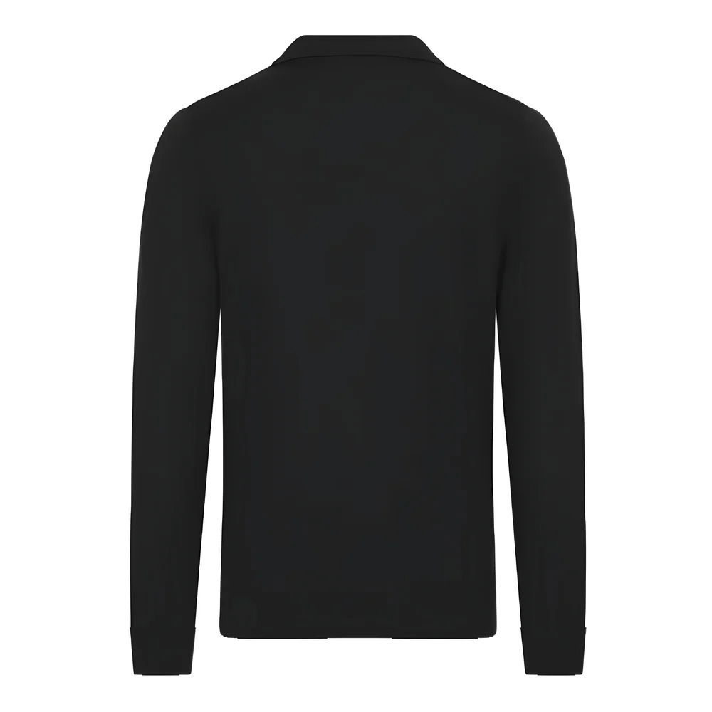 2024 Mercedes Mens Elevated Knit Polo (Black)