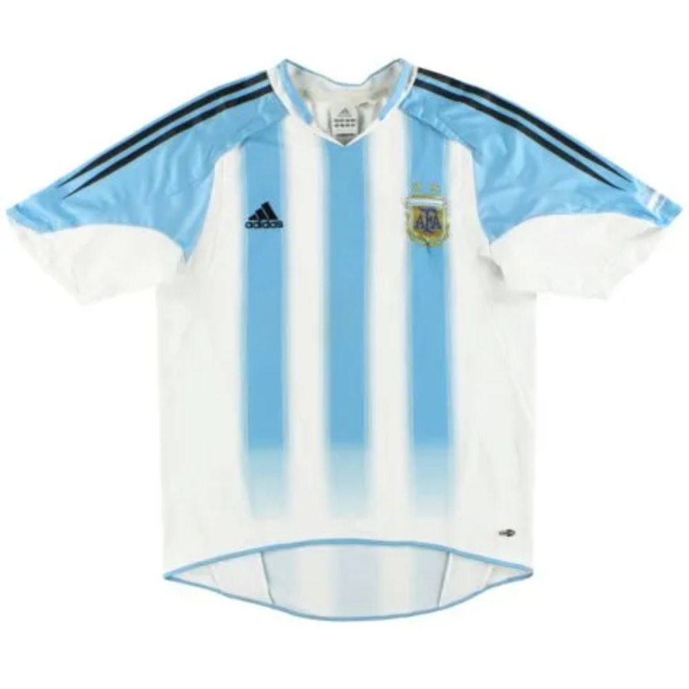 Argentina 2004-06 Home Shirt (S) (Good) (Mascherano 5)