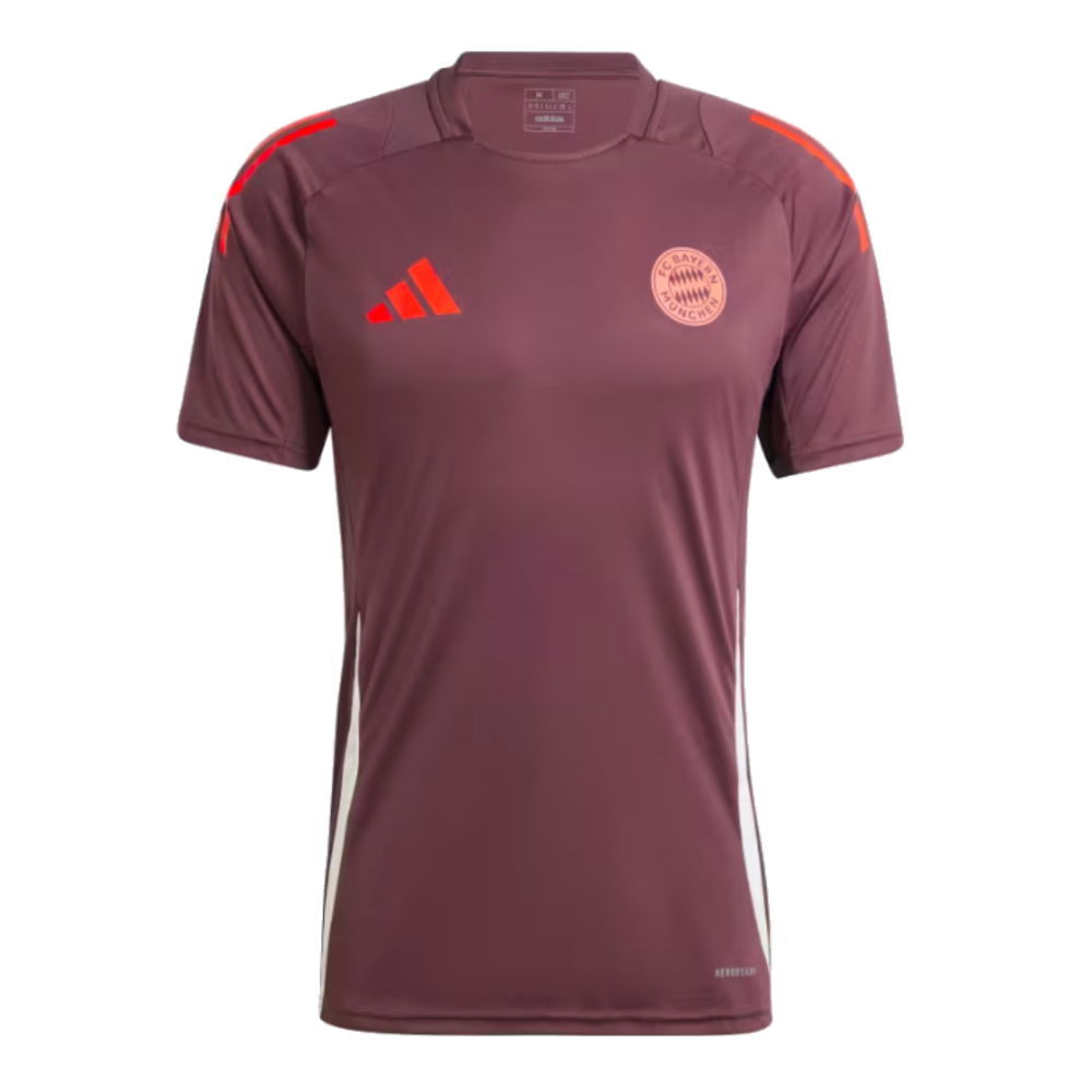 2024-2025 Bayern Munich Training Shirt (Shadow Maroon) (Olise 17)