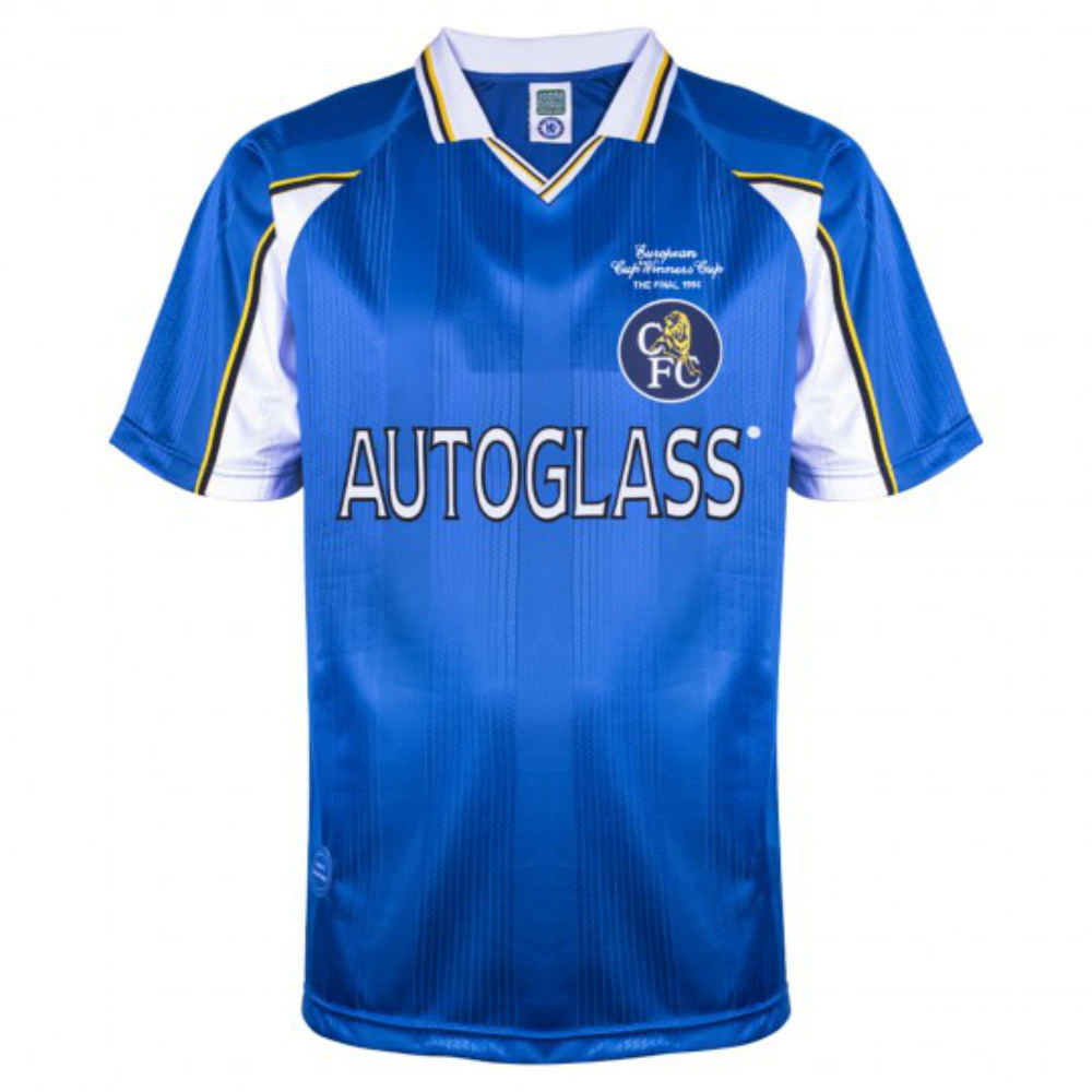 Score Draw Chelsea 1998 Home Shirt (Le Saux 14)
