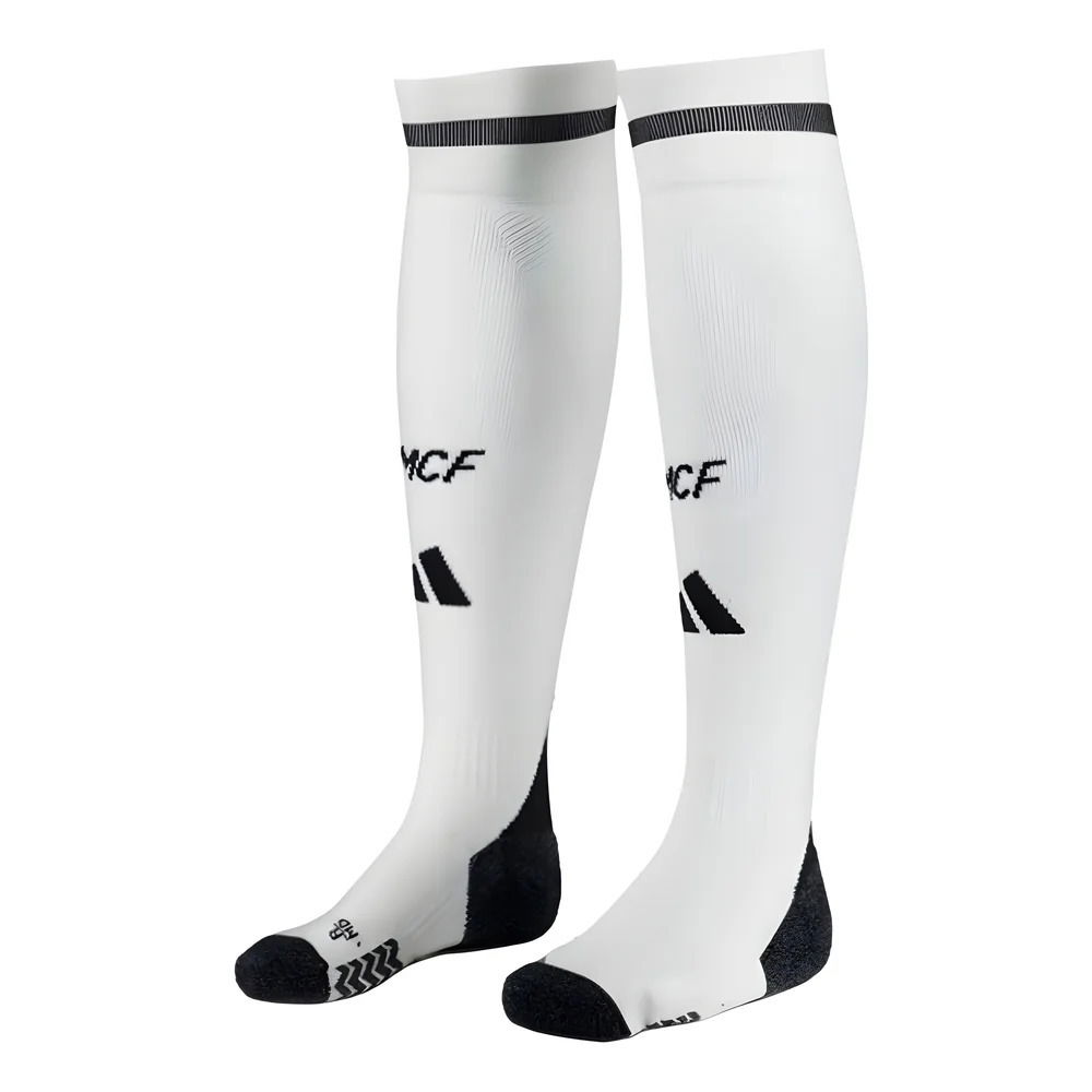 2024-2025 Real Madrid Home Socks (White)