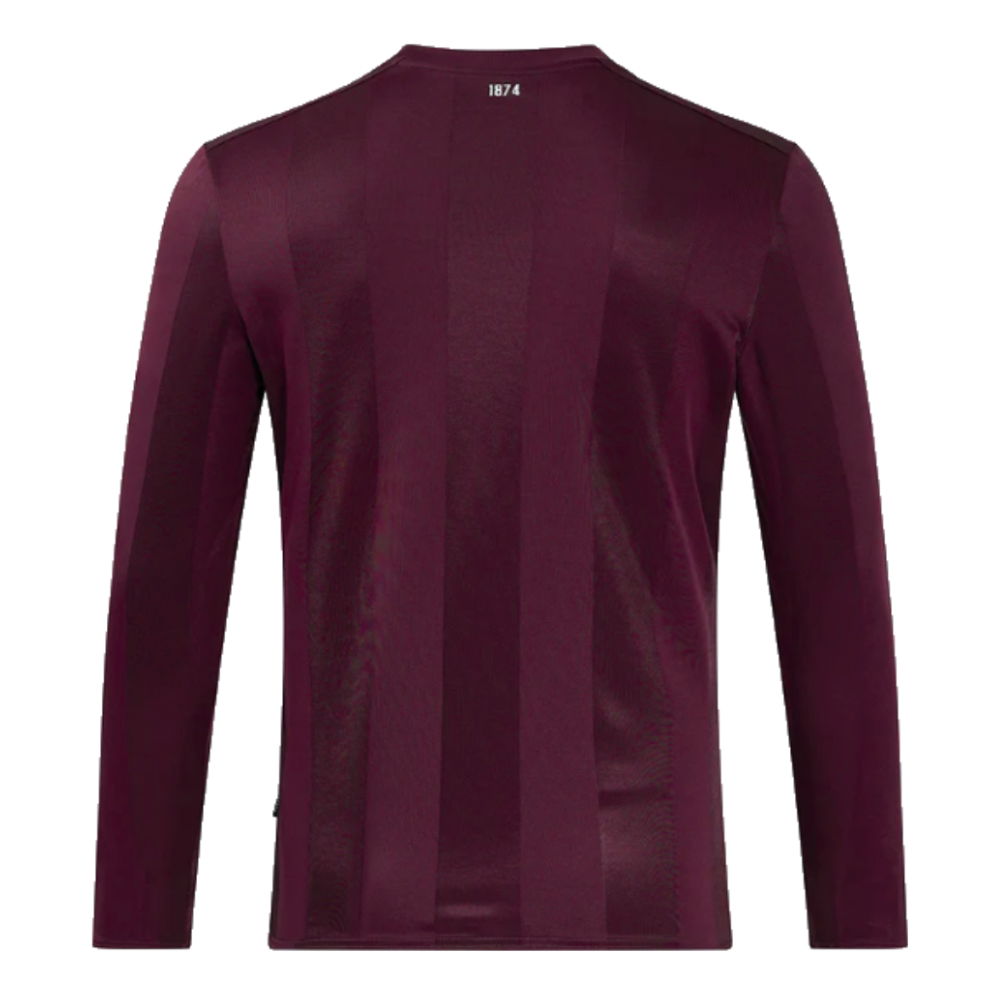 2024-2025 Hearts Long Sleeve Home Shirt (Your Name)