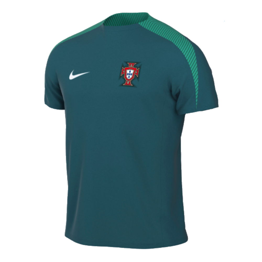 2024-2025 Portugal Dri-FIT Pre-Match Shirt (Green) (Ruben Dias 4)