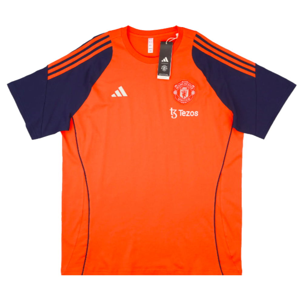 2024-2025 Man Utd Training Tee (Red) (Your Name)