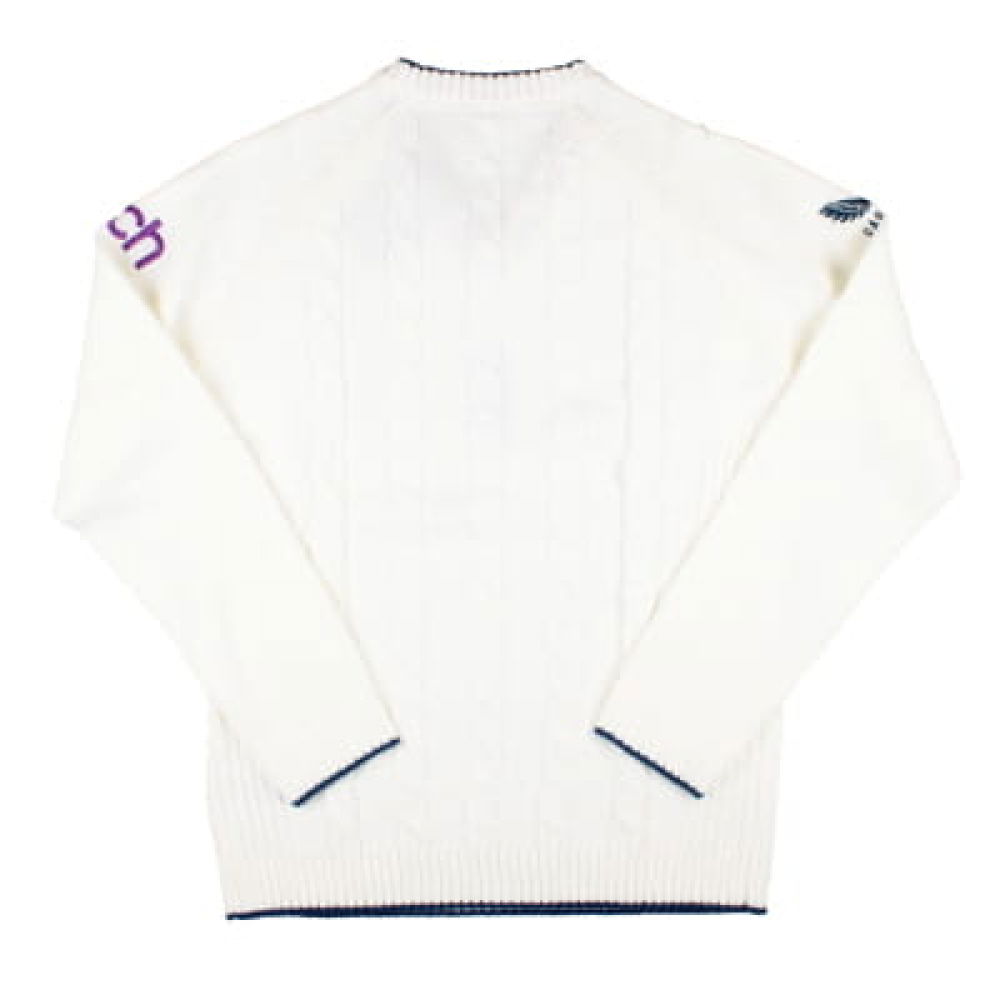 2024-2025 England Test Cricket Knitted Sweatshirt (White)
