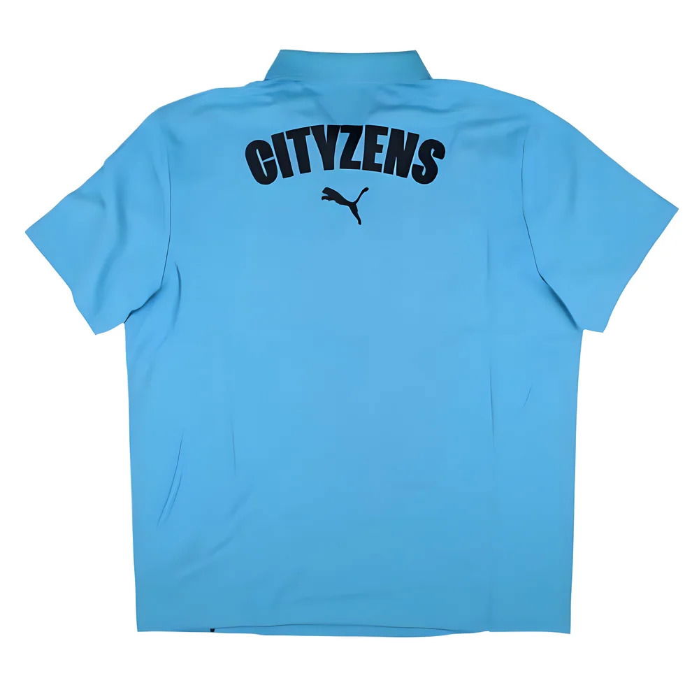 2024-2025 Man City Casuals Polo Shirt (Magic Blue)