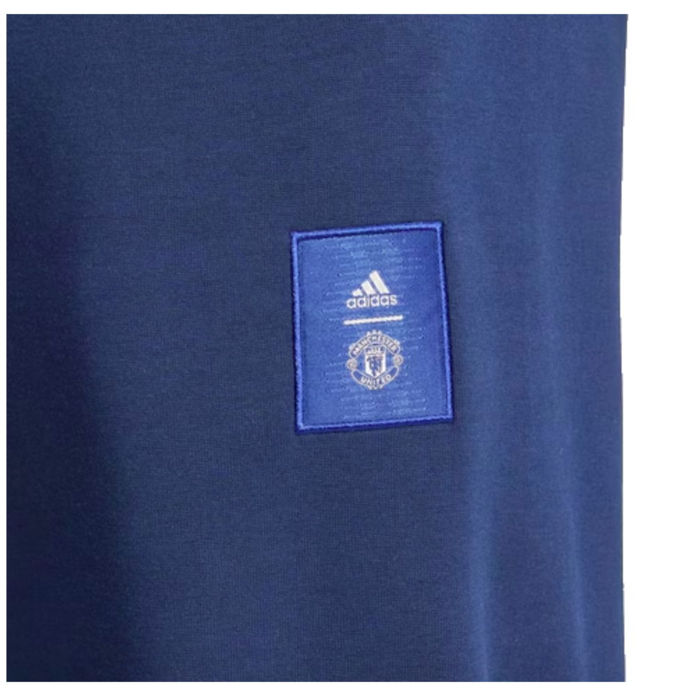 2024-2025 Man Utd Seasonal Doubleknit Pants (Night Indigo)