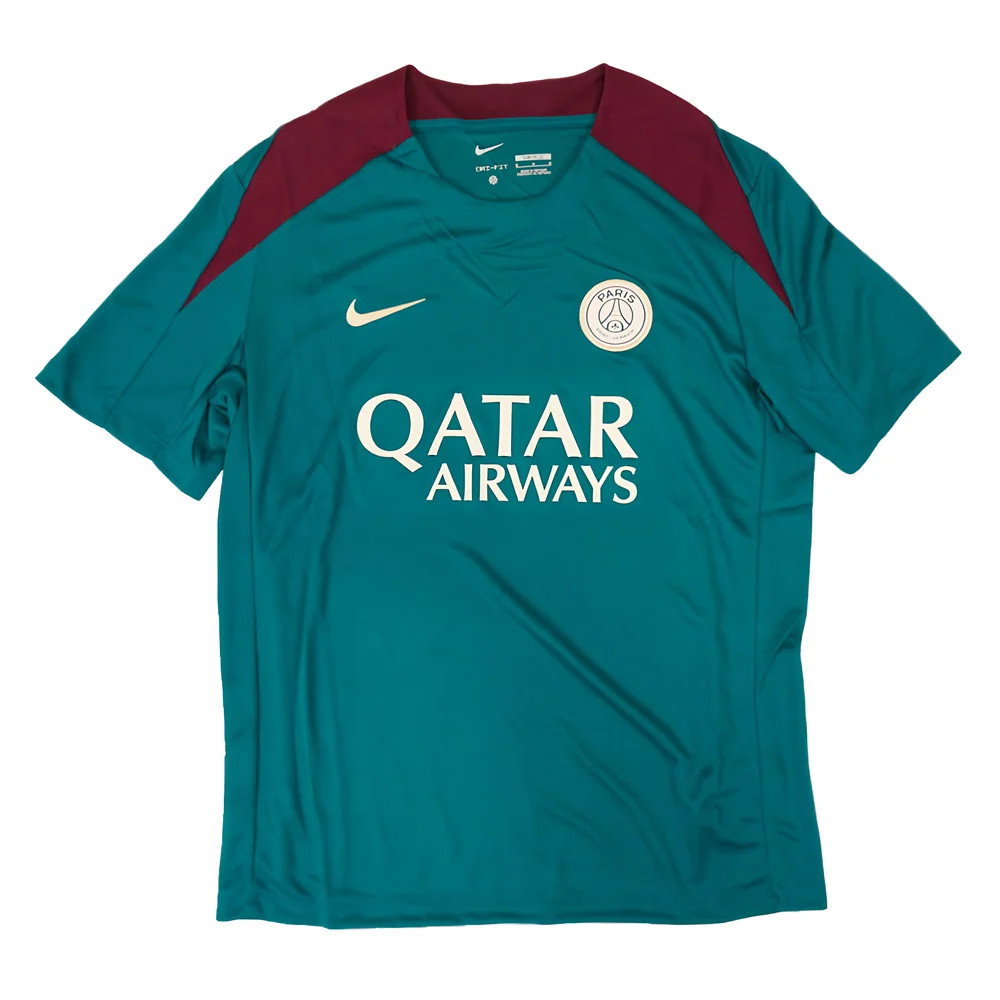 2024-2025 PSG Strike Dri-Fit Training Shirt (Teal) (D.Doue 14)