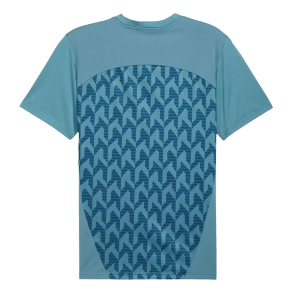 2024-2025 Marseille Pre-Match Shirt (Bold Blue) (Your Name)