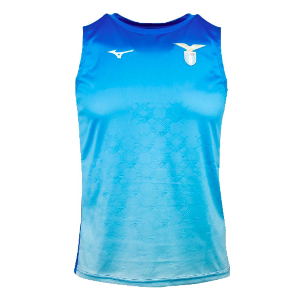 2024-2025 Lazio Graphic Sleeveless Training Shirt (Royal) (Dia 19)