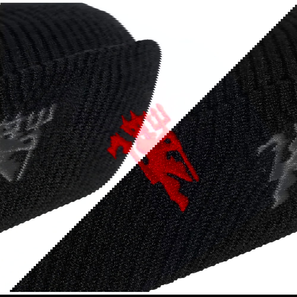 2024-2025 Man Utd Woolie Hat (Black)