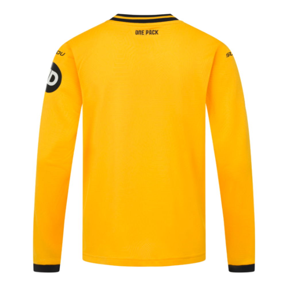 2024-2025 Wolves Long Sleeve Home Shirt (Kids) (Doyle 20)