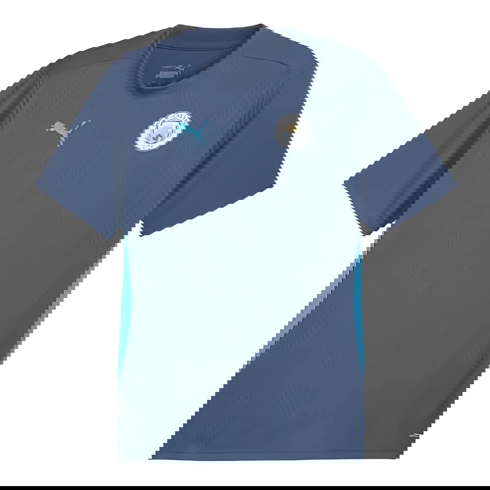 2024-2025 Man City Training Shirt (Inky Blue) (Your Name)