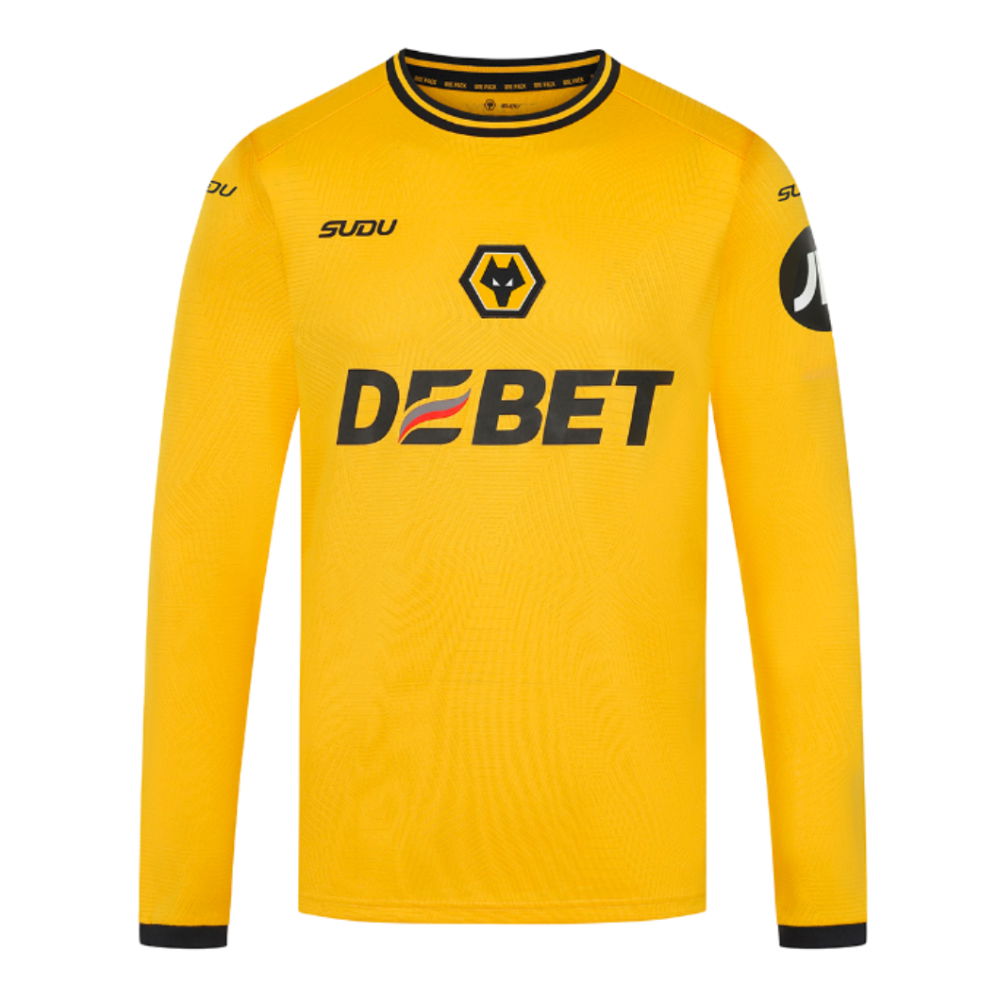 2024-2025 Wolves Long Sleeve Home Shirt (Toti 24)