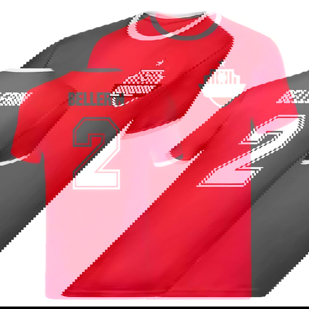 Hector Bellerin Arsenal Ringer Tee (Red)