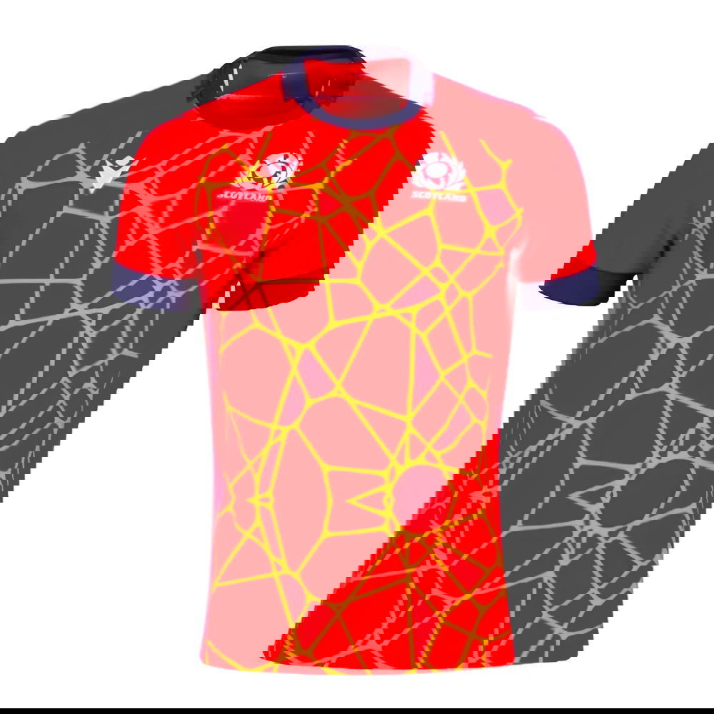 2024-2025 Scotland Rugby Training Jersey (Red) (Your Name)