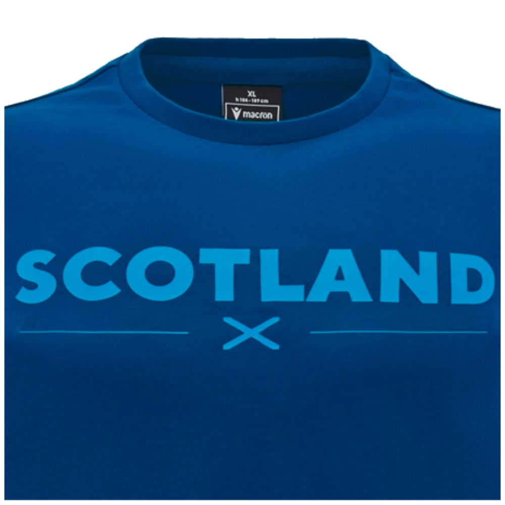 2024-2025 Scotland Rugby Leisure Cotton T-Shirt (Navy)