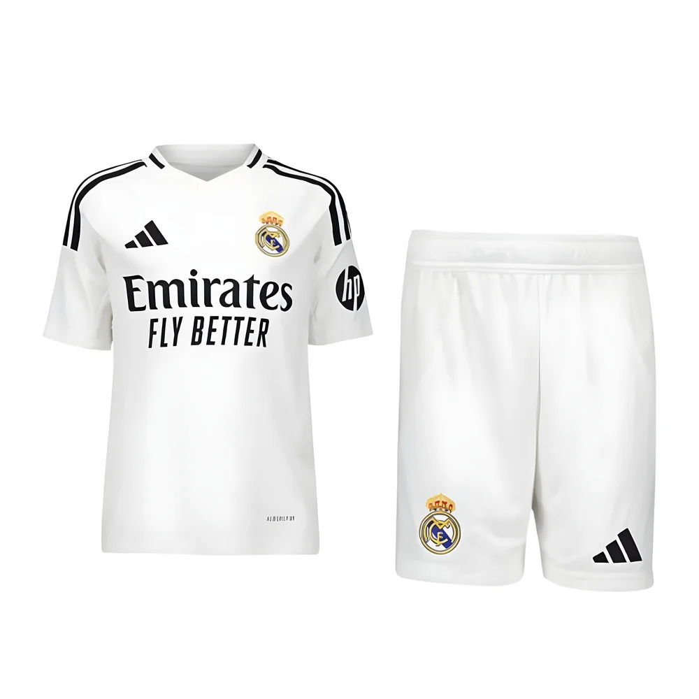 2024-2025 Real Madrid Home Youth Kit (Bellingham 5)