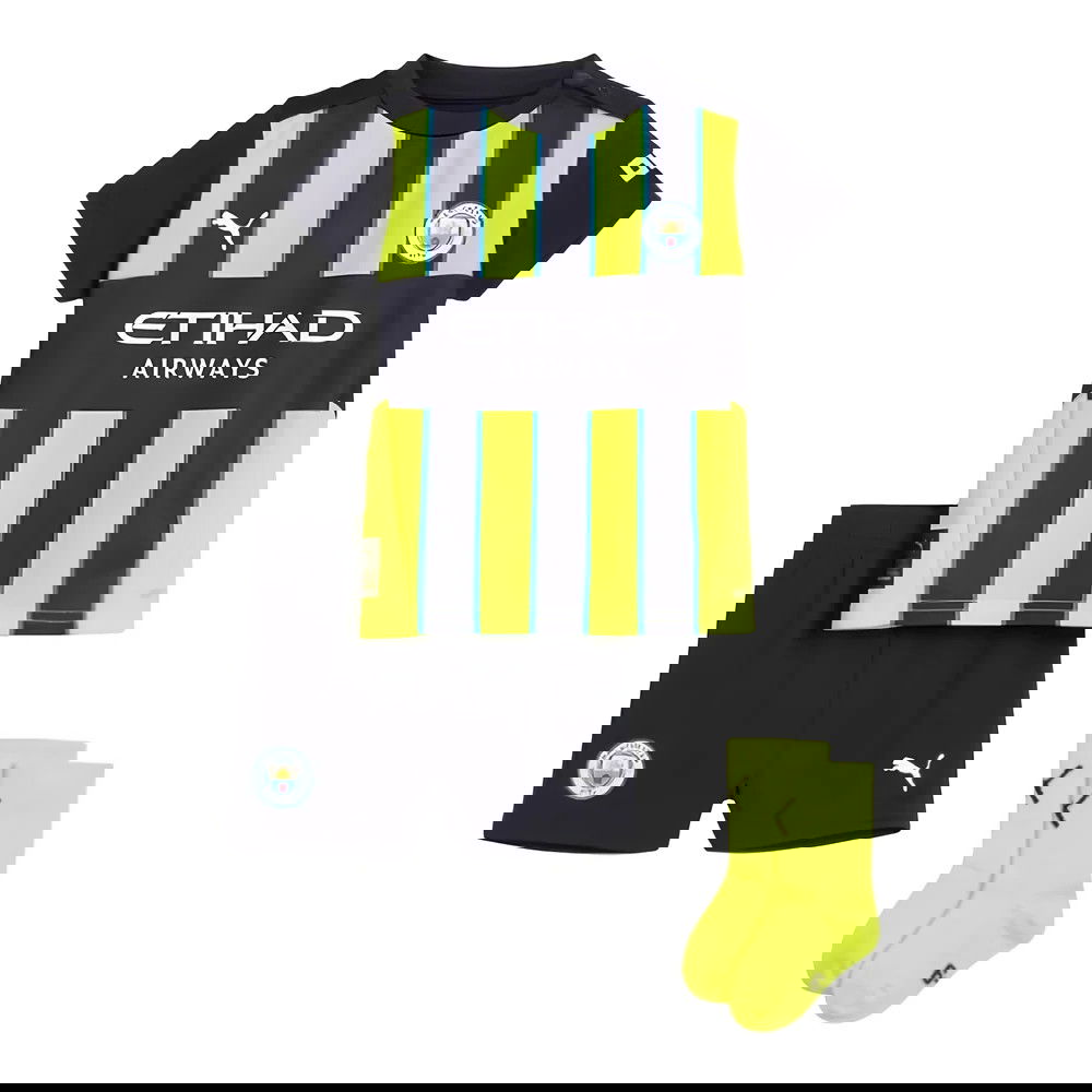 2024-2025 Man City Away Baby Kit (Your Name)