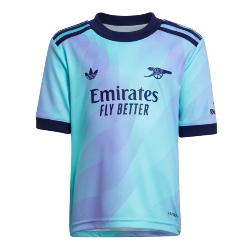 2024 2025 Arsenal Third Mini Kit IS8113 Uksoccershop