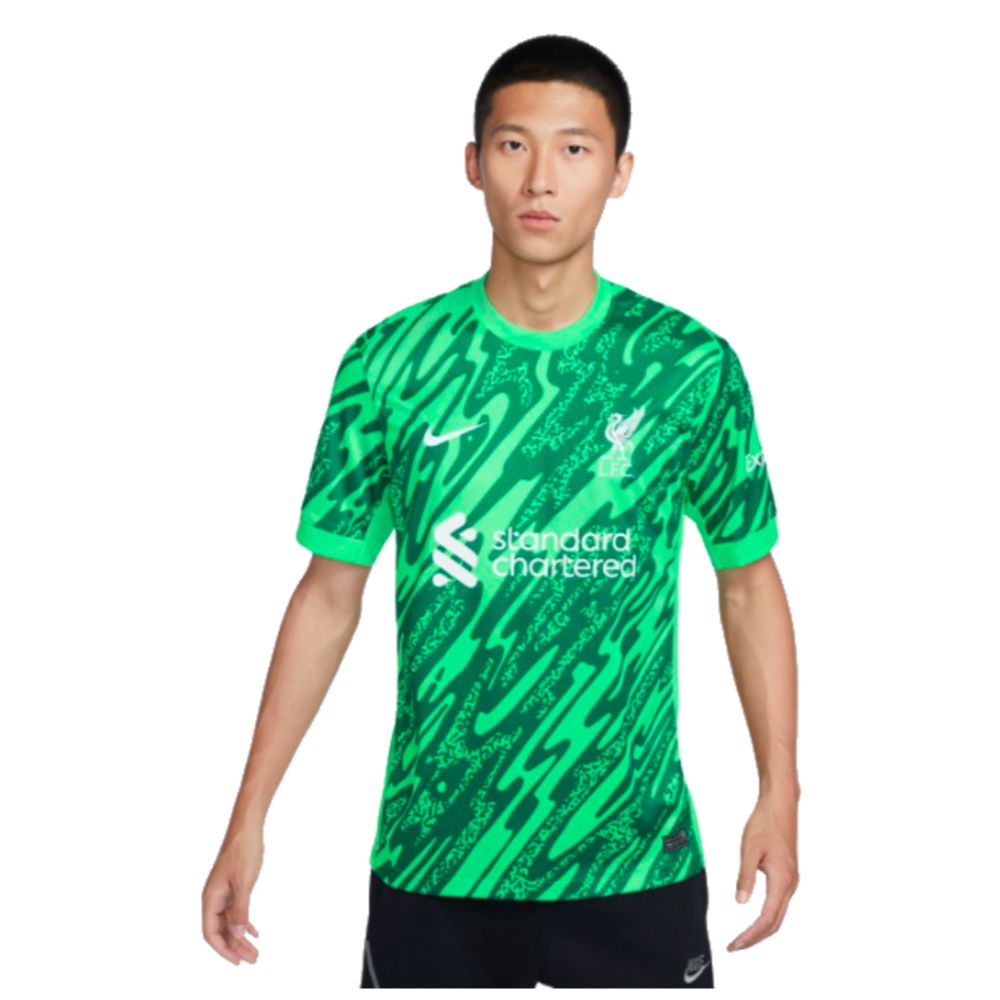 2024-2025 Liverpool Goalkeeper Shirt (Green) (Your Name)