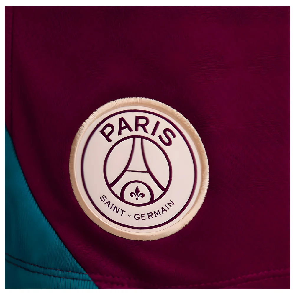 2024-2025 PSG Away Shorts (Burgundy)
