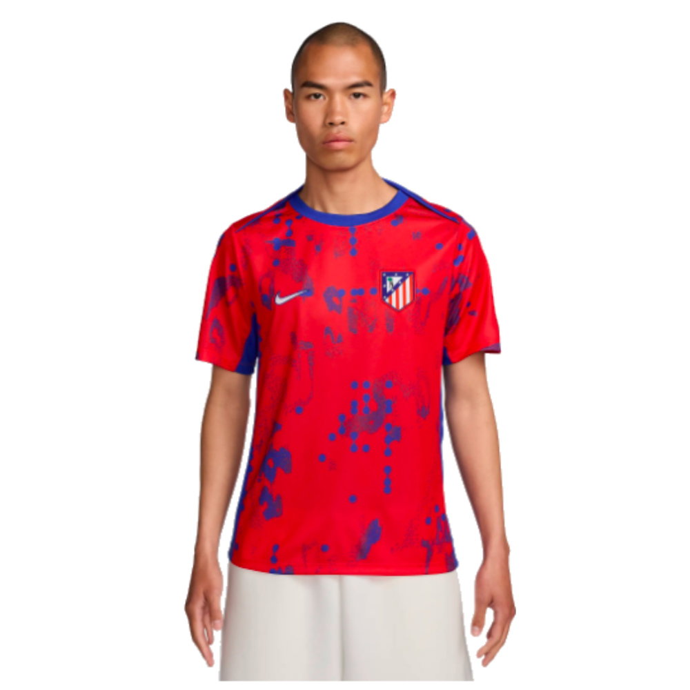 2024-2025 Atletico Madrid Dri-FIT Pre-Match Shirt (Red) (Koke 6)
