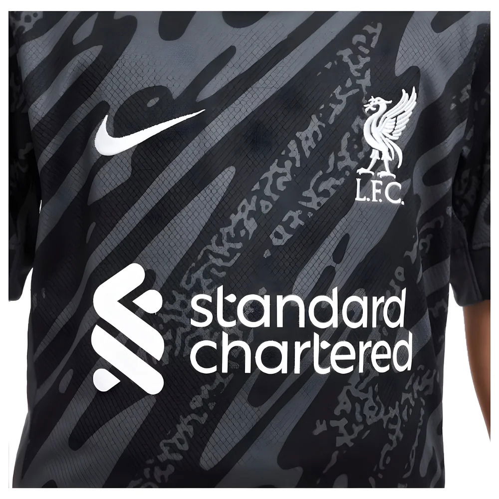 2024-2025 Liverpool Home Goalkeeper Shirt (Black) - Kids