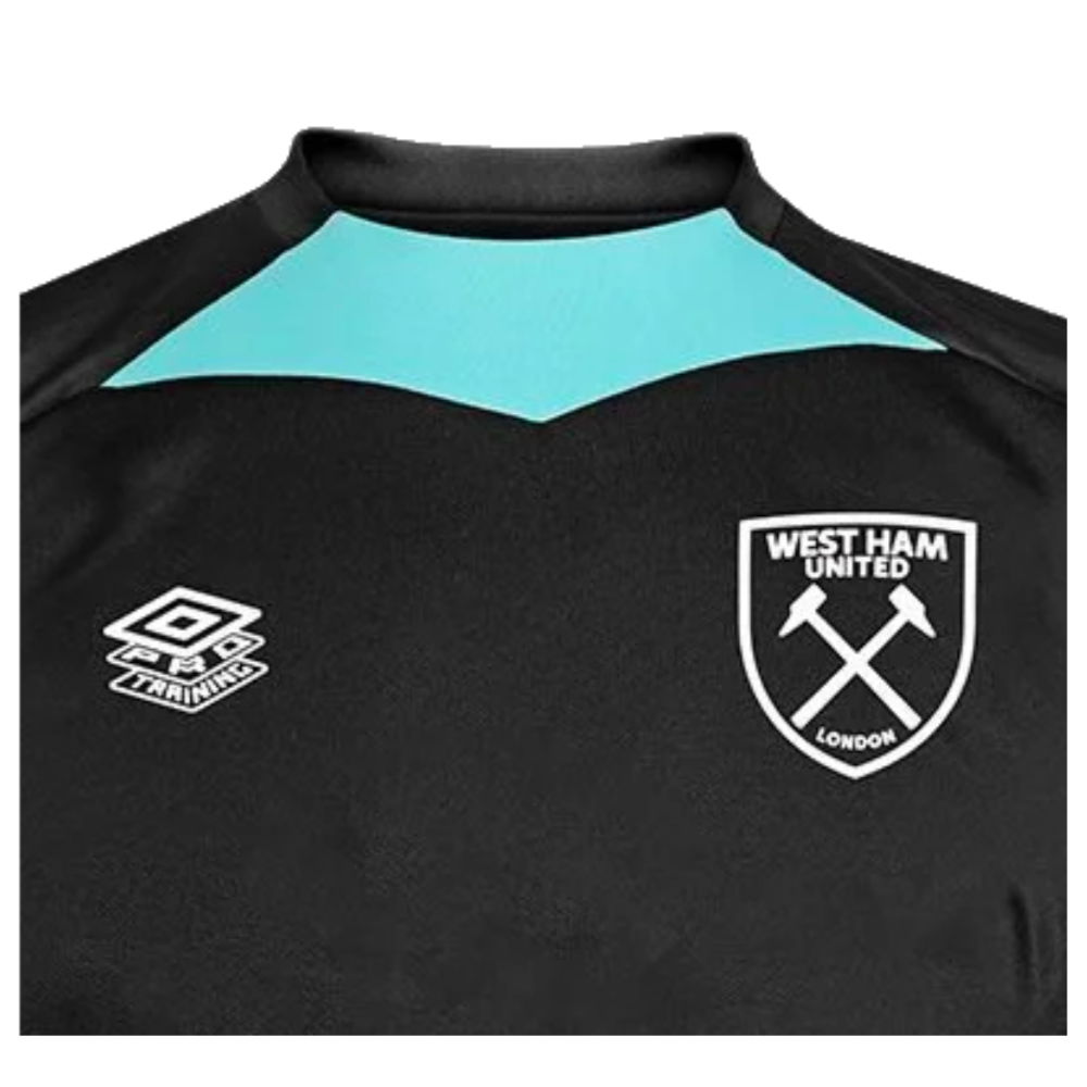 2024-2025 West Ham Training Jersey (Black) - Kids (Kilman 26)