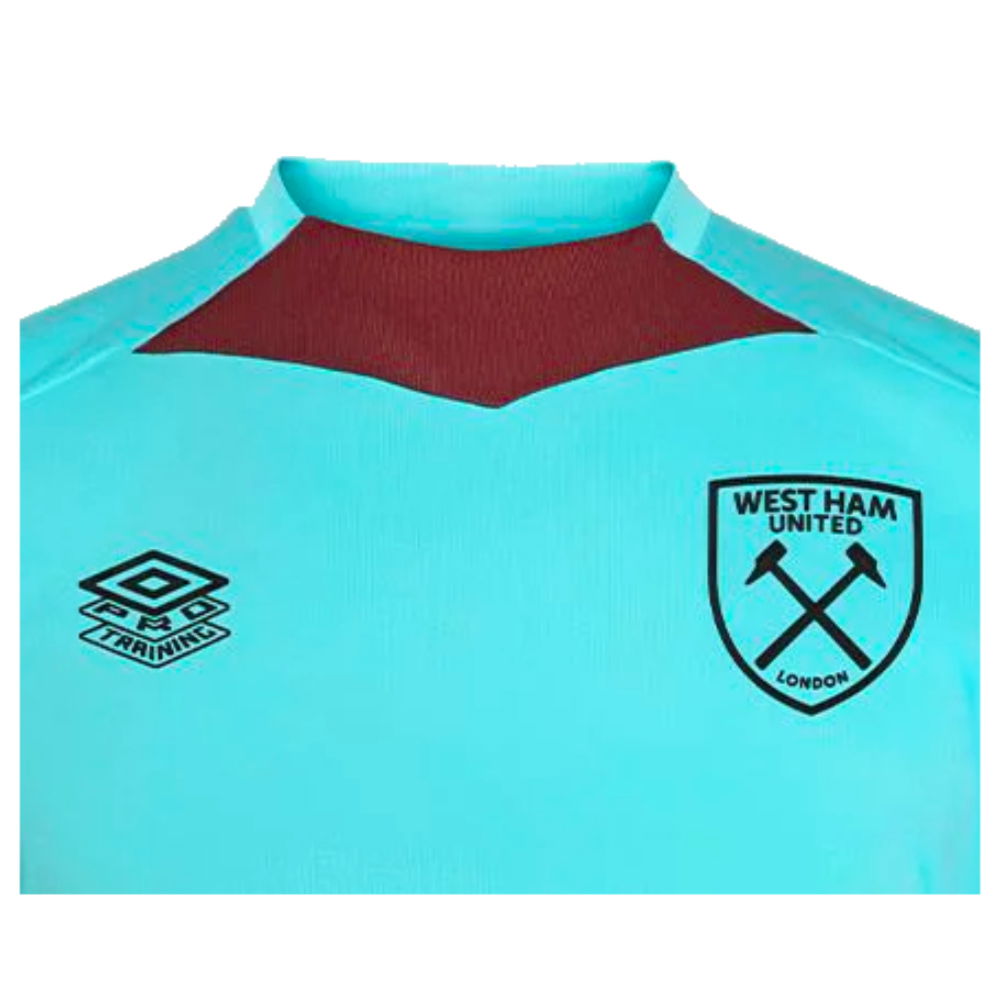2024-2025 West Ham Training Jersey (Blue Radiance) - Kids (Kilman 26)