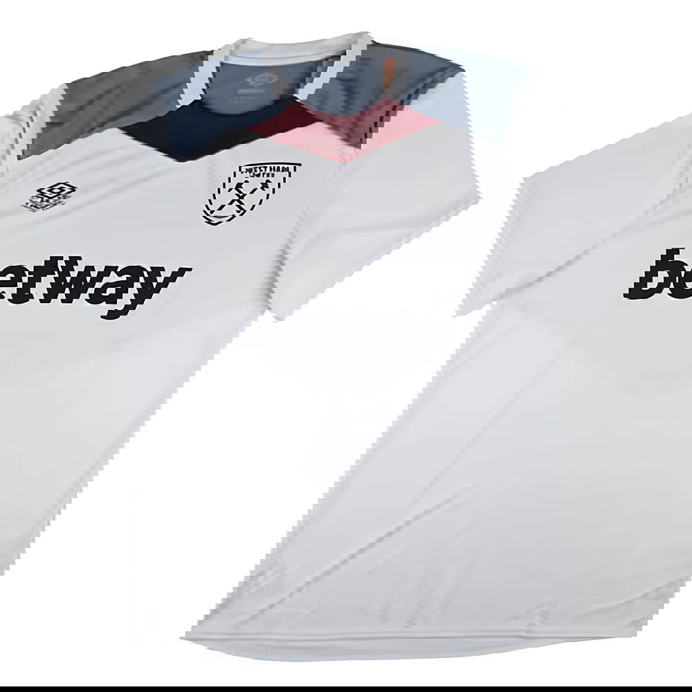 2024-2025 West Ham Training Jersey (Arctic Ice) (Your Name)