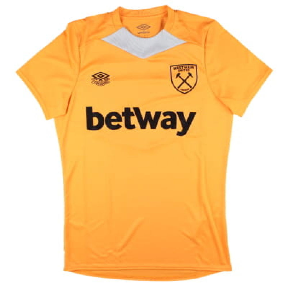 2024-2025 West Ham Training Jersey (Orange) (Kilman 26)