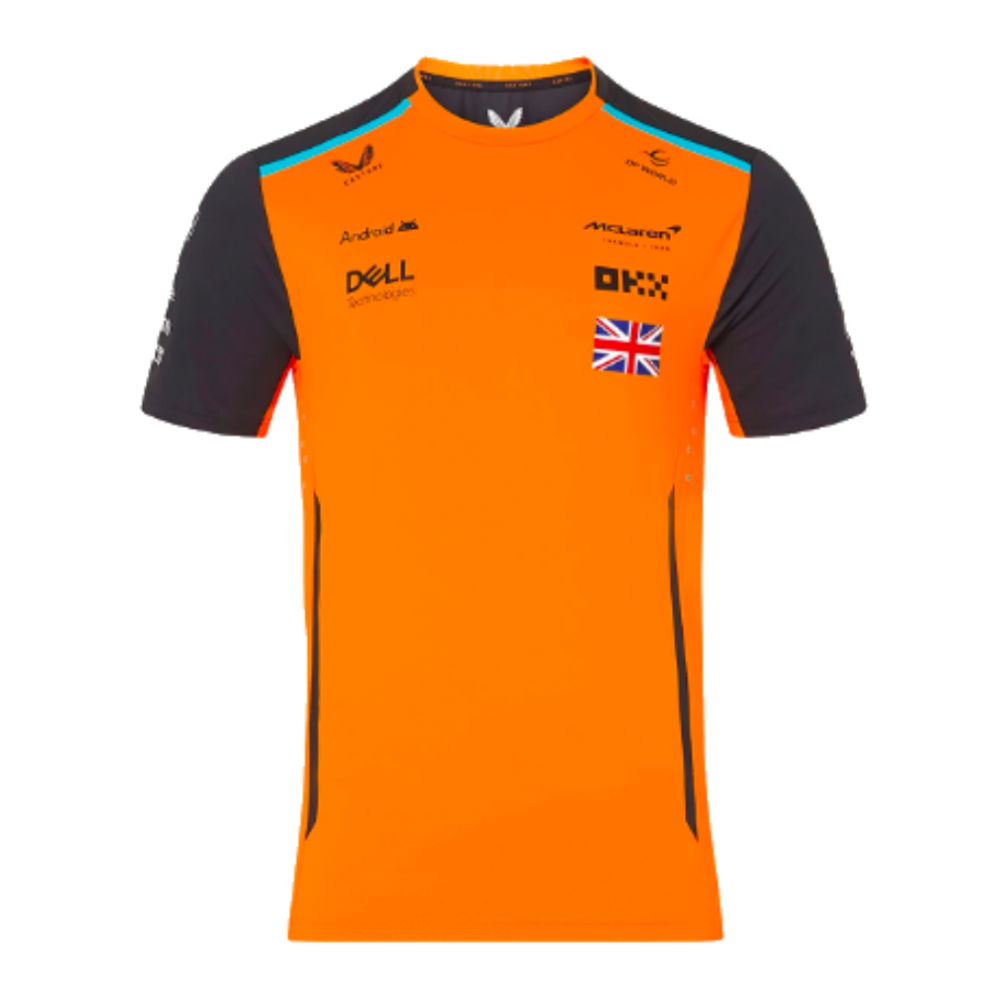 2024 McLaren Lando Norris Replica Set Up T-shirt (Autumn Glory)