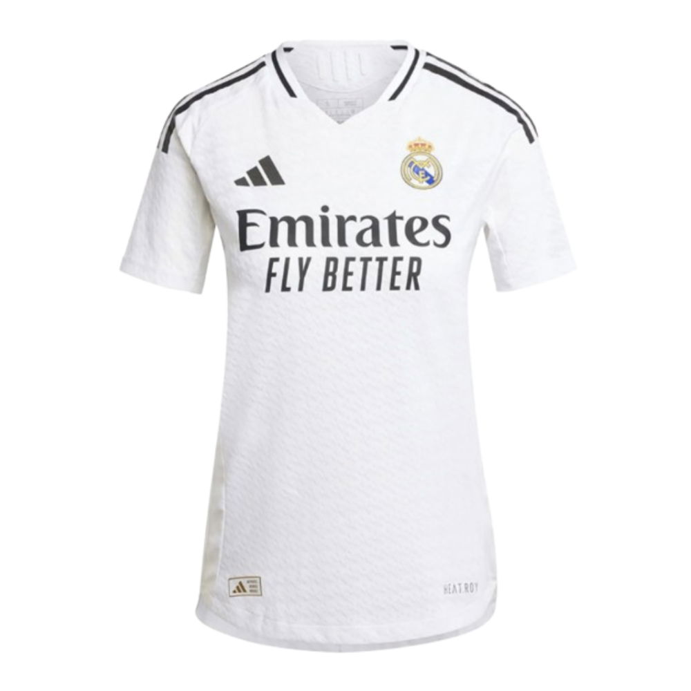 2024-2025 Real Madrid Authentic Home Shirt (Womens) (Your Name)