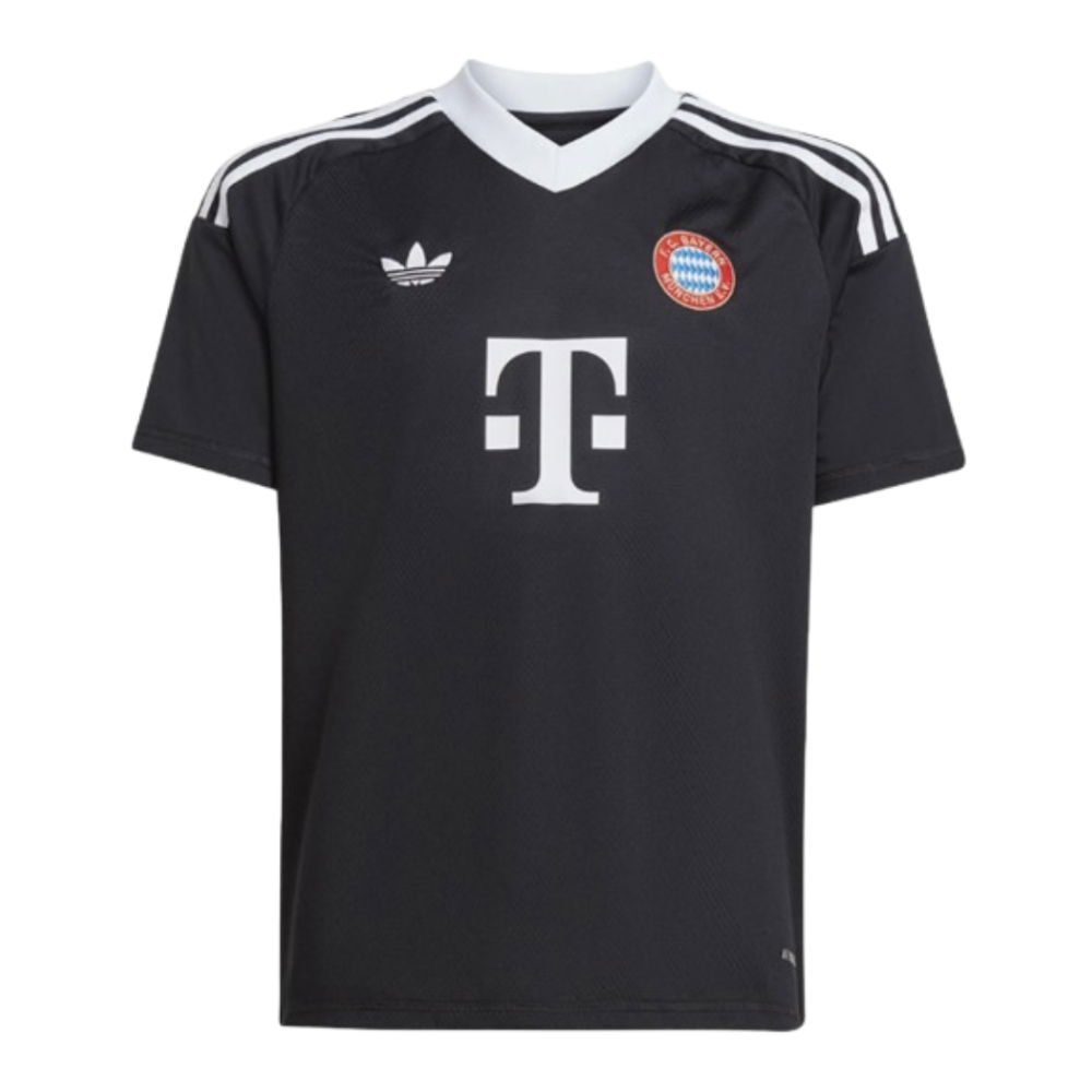 2024-2025 Bayern Munich Third Goalkeeper Shirt (Black) - Kids (Neuer 1)