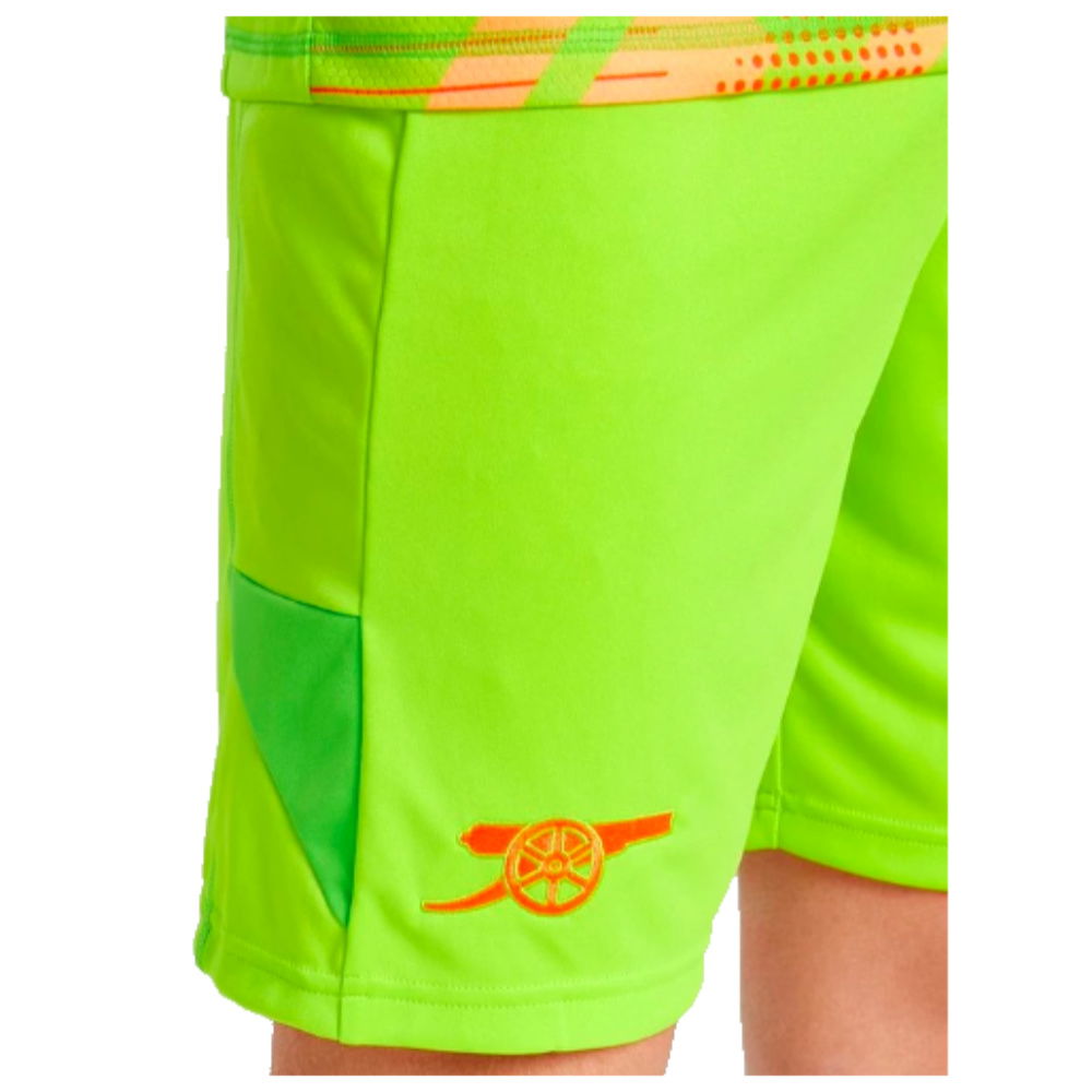 2024-2025 Arsenal Home Goalkeeper Shorts - Kids