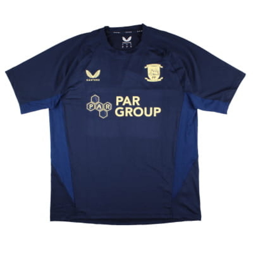 2024-2025 Preston North End Training Shirt (Navy) (Your Name)