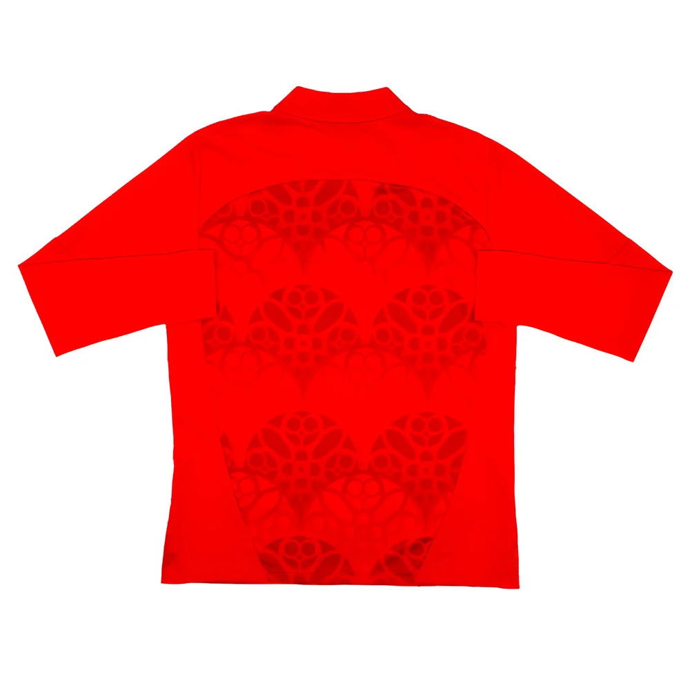 2024-2025 Red Bull Leipzig Prematch 1/4 Zip Top (Red)