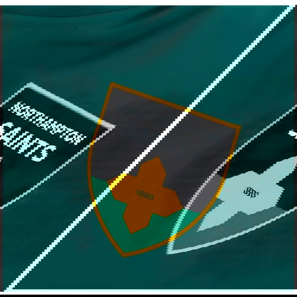 2024-2025 Northampton Saints Rugby Softshell Jacket (Green)