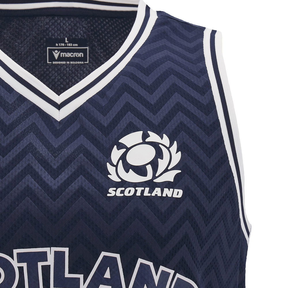 2024-2025 Scotland Rugby Basketball Singlet (Navy)