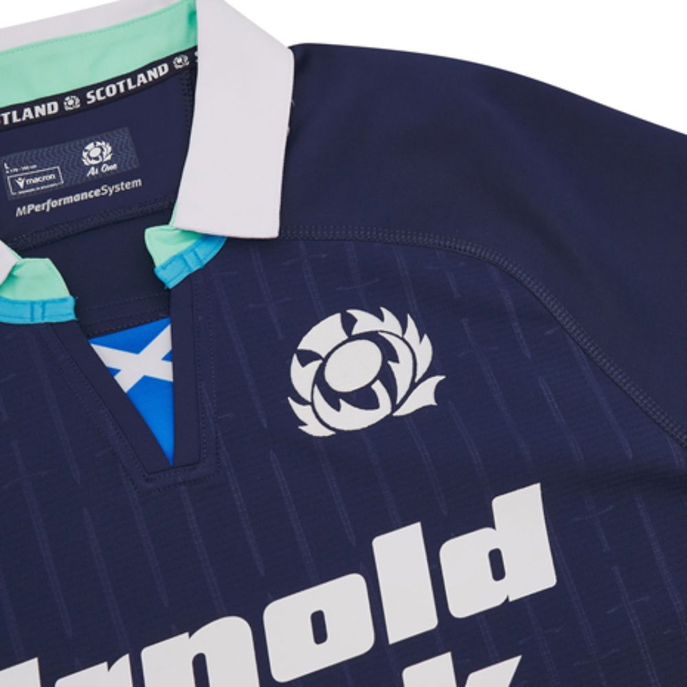 2024-2025 Scotland Rugby Home Slim Fit Shirt