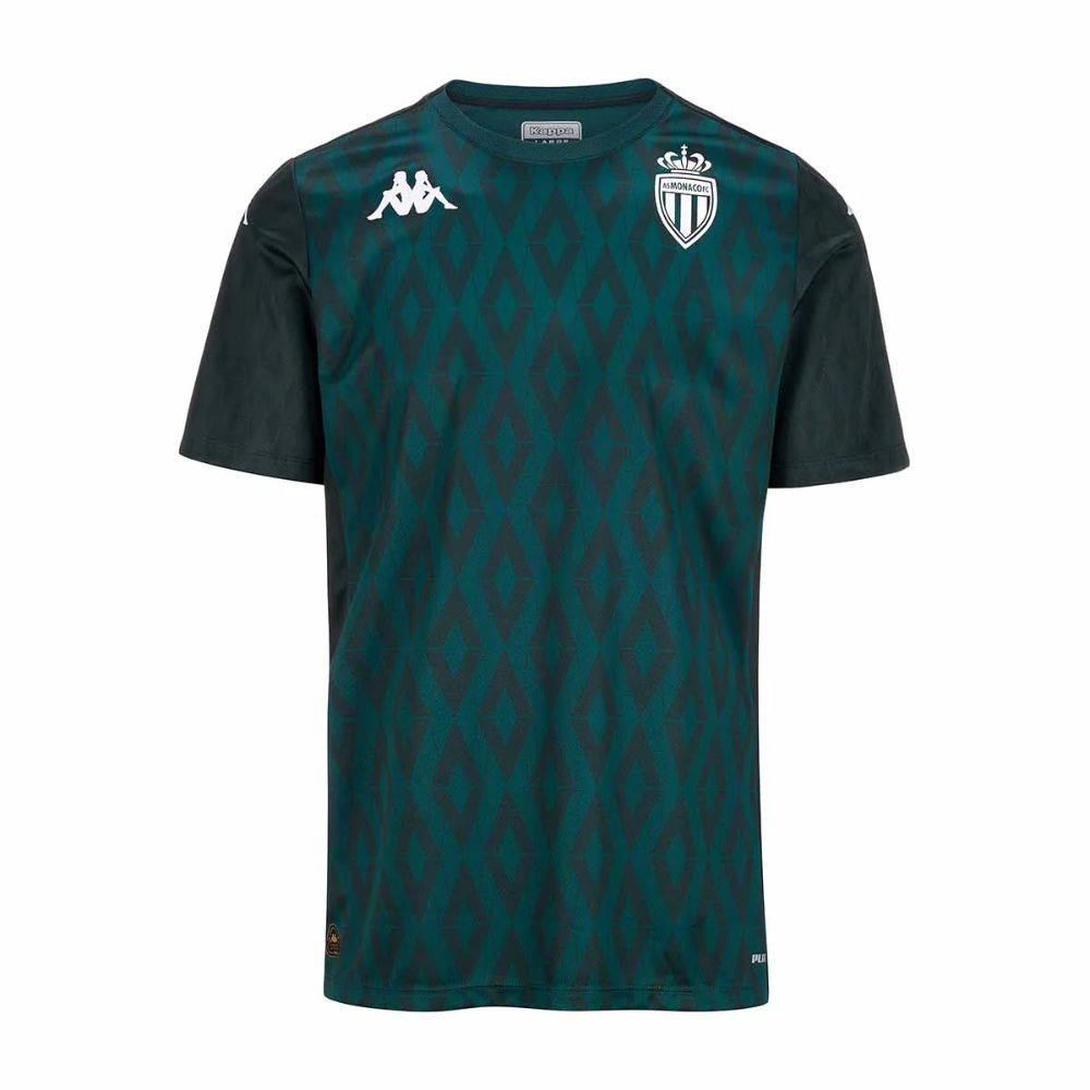 2024-2025 AS Monaco Pre-Match Shirt (Green) (Akliouche 11)