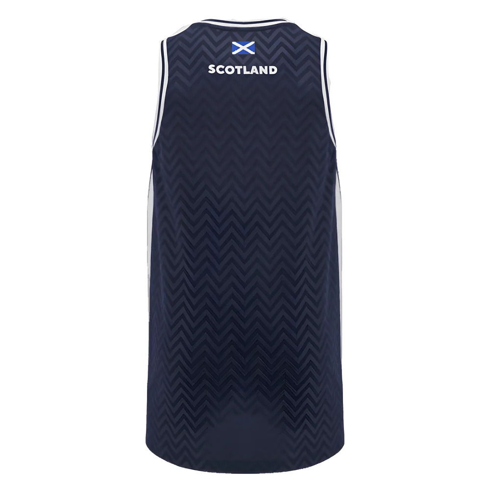 2024-2025 Scotland Rugby Basketball Singlet (Navy) - Kids