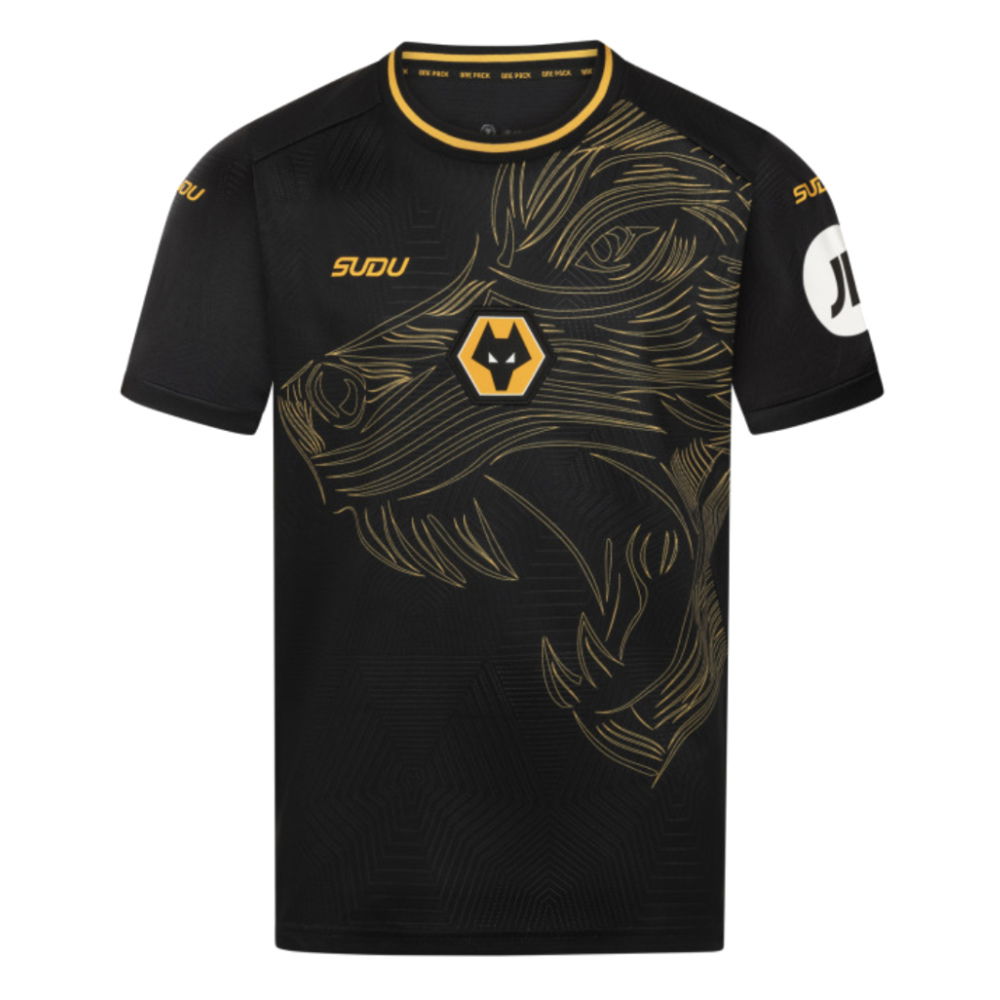 2024-2025 Wolves Away Shirt (Kids) (Strand Larsen 9)